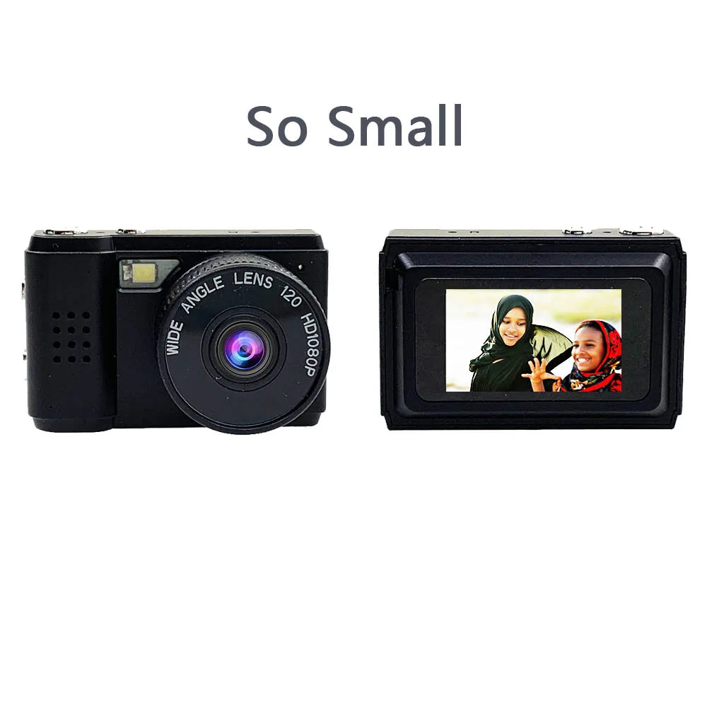 JOZUZE New Retro Mini Camera With Screen Indoor Home Outdoor 1080p Sports Portable Vintage Very Small Mini Camera Video Recorder